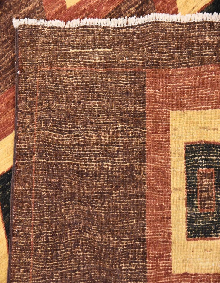 Detail image of  4' 8 x 7'  Hand Knotted Modern Ziegler Rug