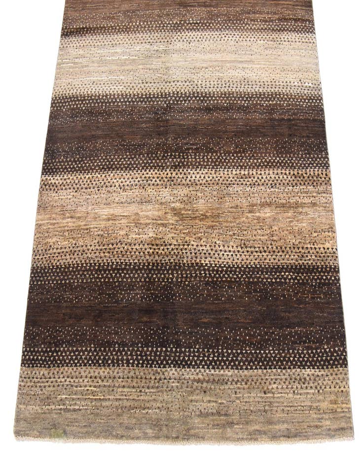 Detail image of  4' 10 x 7'  Hand Knotted Modern Ziegler Rug