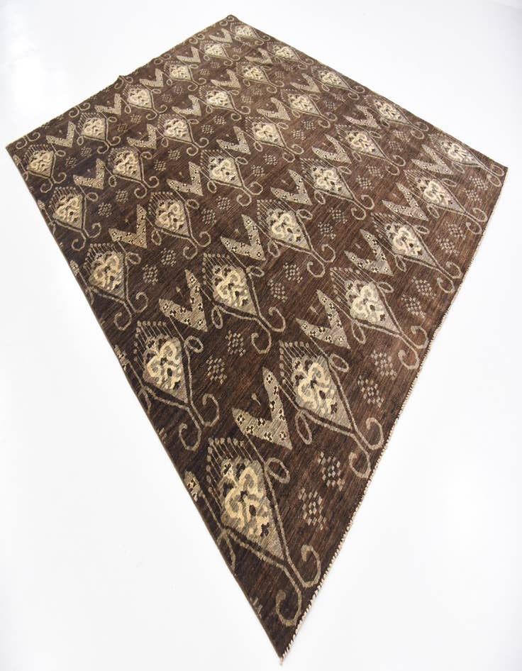 Detail image of 8' 2 x 9' 9 Hand Knotted Modern Ziegler Rug