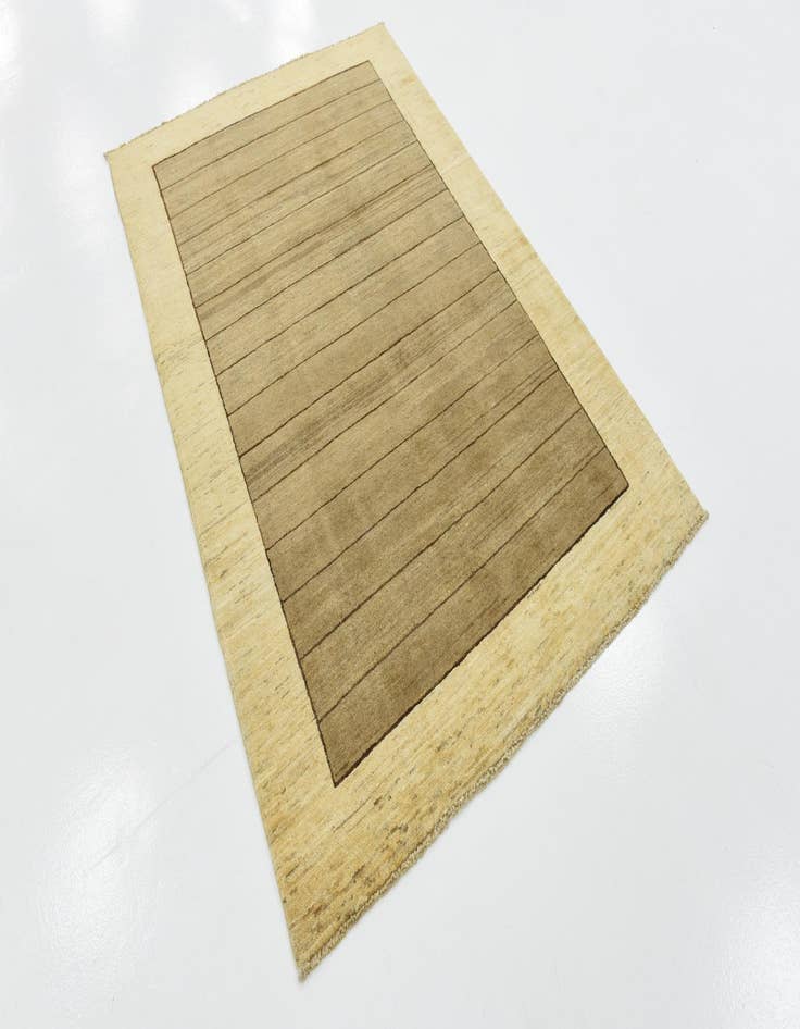 Detail image of  4' x 5' 10  Hand Knotted Modern Ziegler Oriental Rug