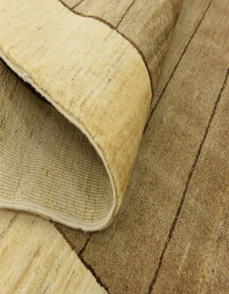 Detail image of  4' x 5' 10  Hand Knotted Modern Ziegler Oriental Rug