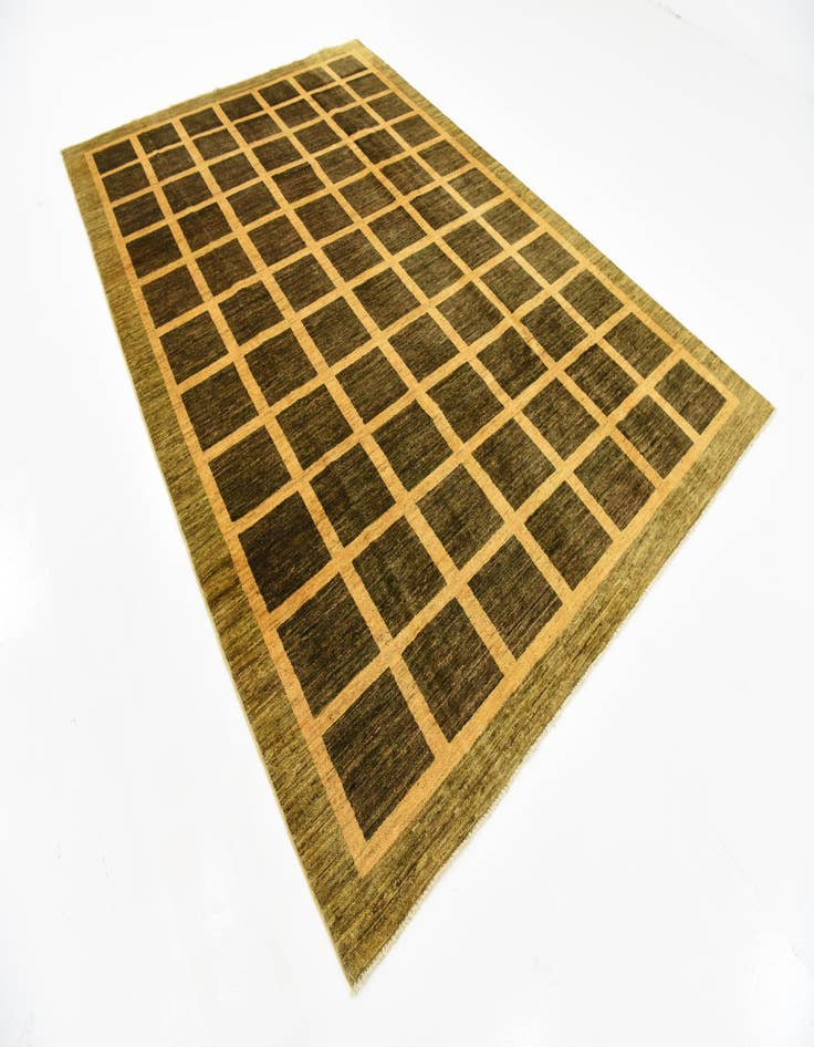 Detail image of  6' 6 x 9' 4  Hand Knotted Modern Ziegler Oriental Rug