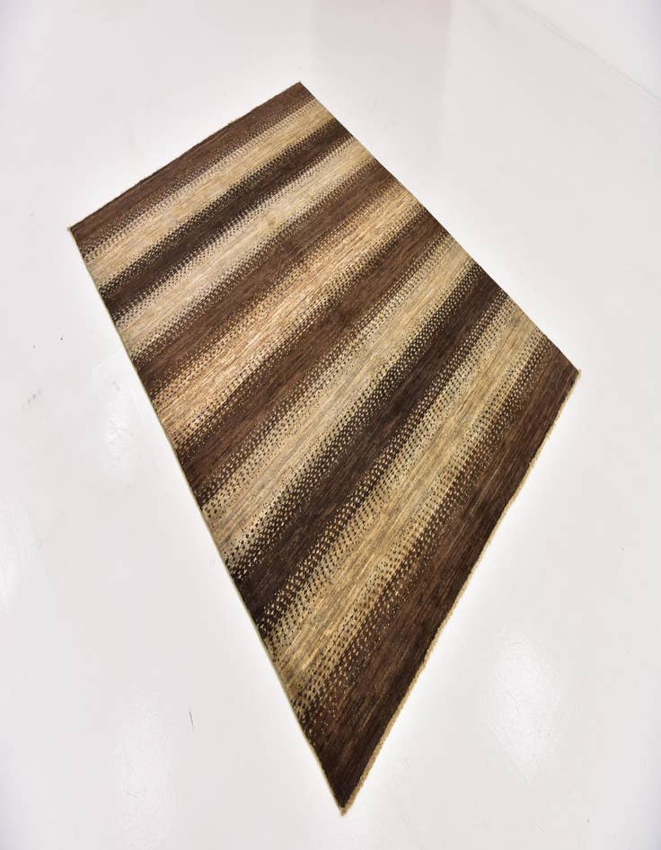 Detail image of  5' 5 x 7' 2  Hand Knotted Modern Ziegler Oriental Rug