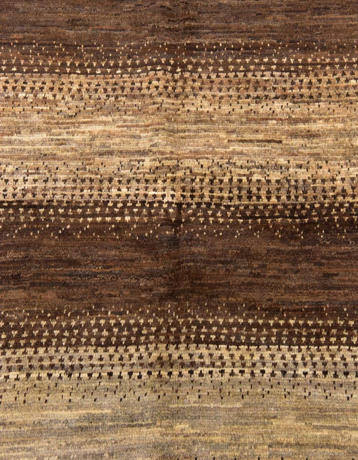 Detail image of  5' 5 x 7' 2  Hand Knotted Modern Ziegler Oriental Rug