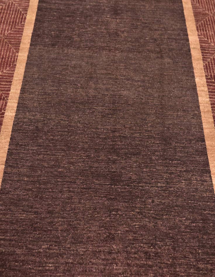 Detail image of  6' 2 x 9' 3  Hand Knotted Modern Ziegler Rug