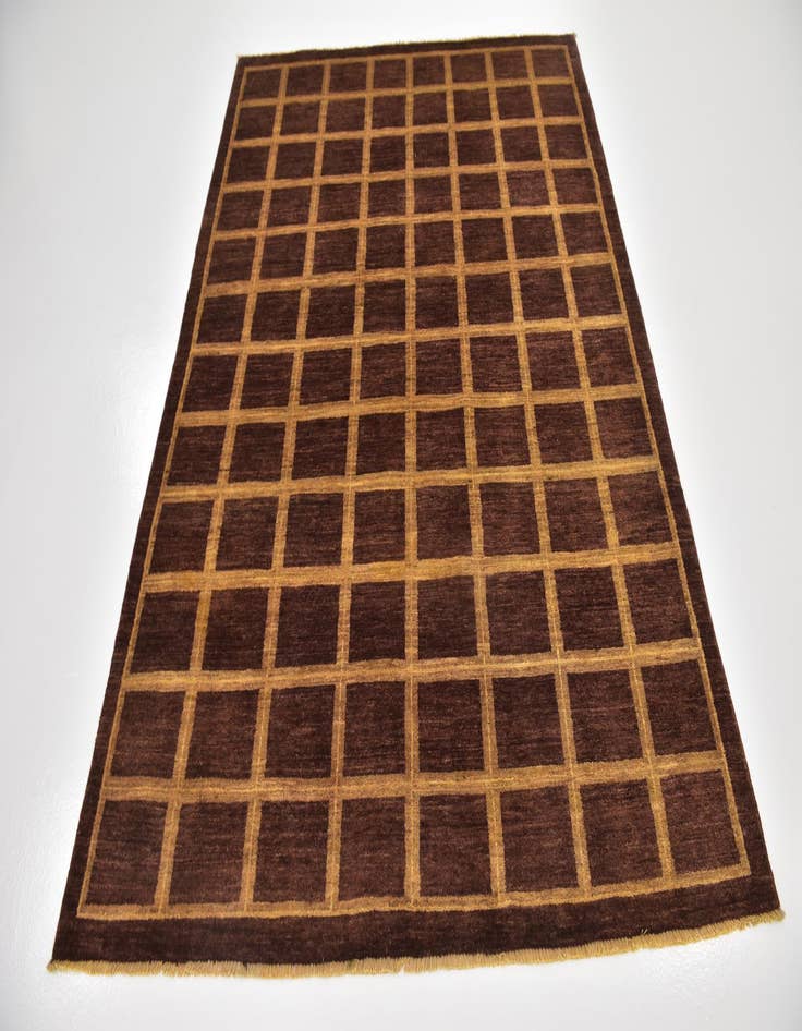 Detail image of  5' 4 x 7'  Hand Knotted Modern Ziegler Rug