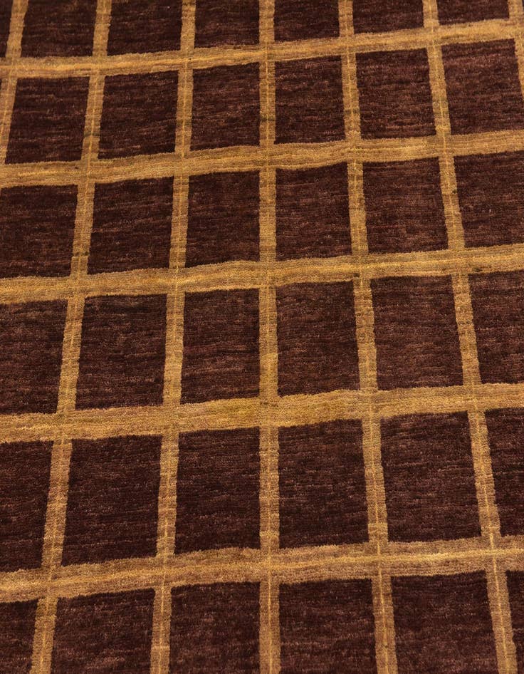 Detail image of  5' 4 x 7'  Hand Knotted Modern Ziegler Rug