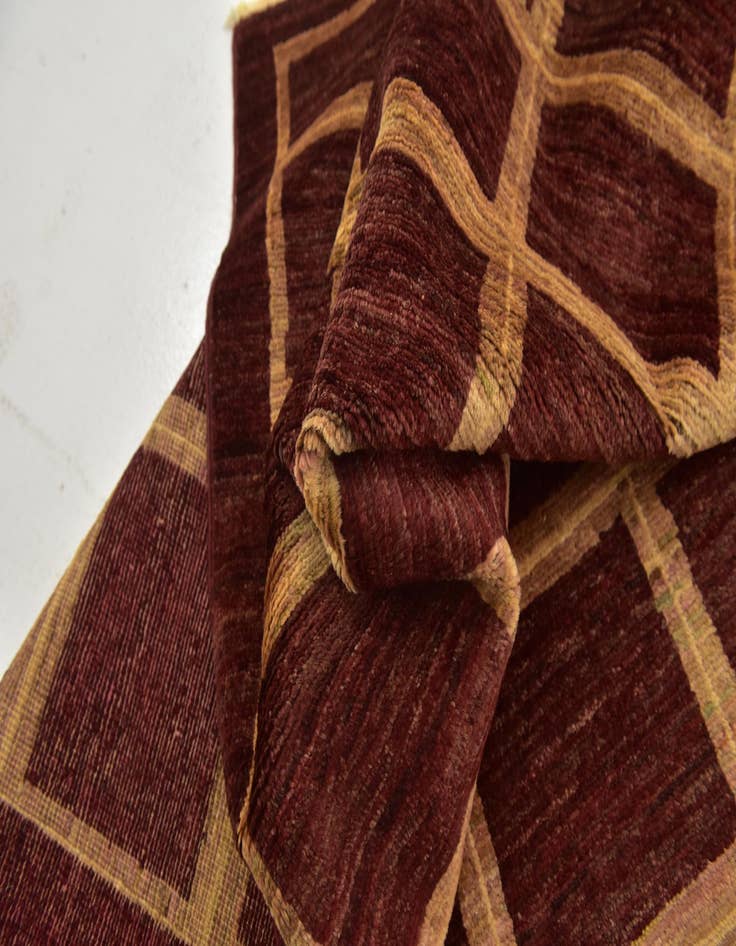 Detail image of  5' 7 x 7' 8  Hand Knotted Modern Ziegler Rug