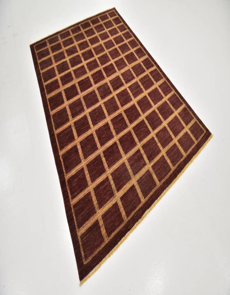 Detail image of  5' 7 x 7' 8  Hand Knotted Modern Ziegler Rug