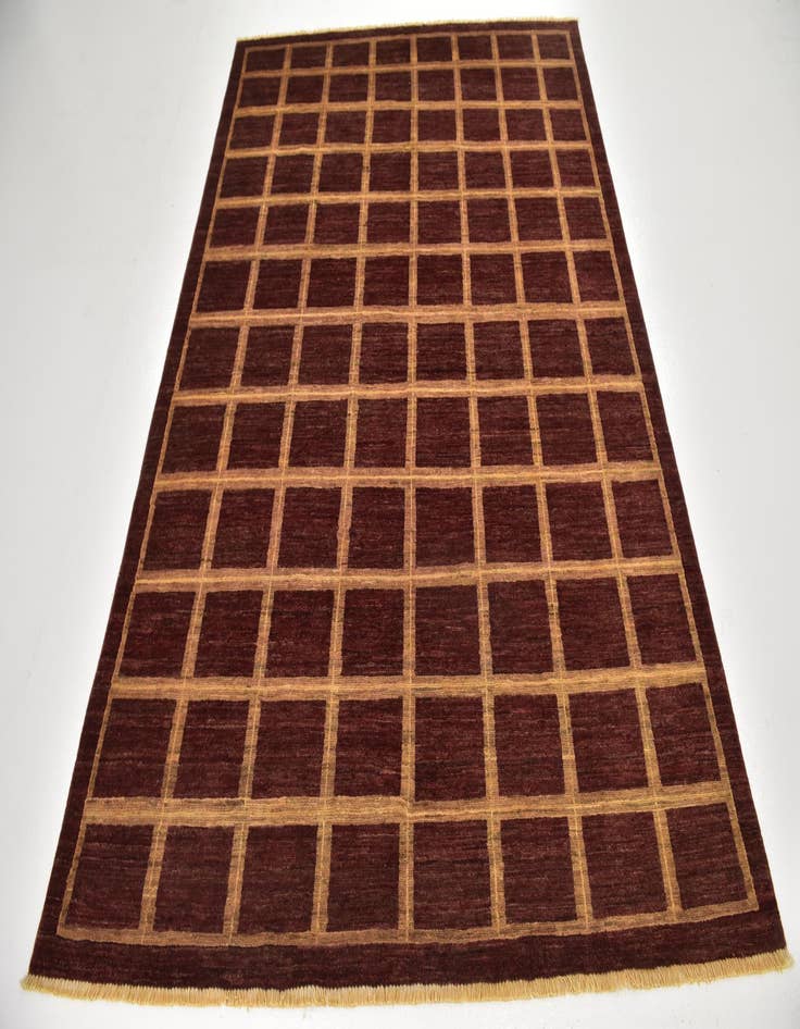 Detail image of  5' 7 x 7' 8  Hand Knotted Modern Ziegler Rug