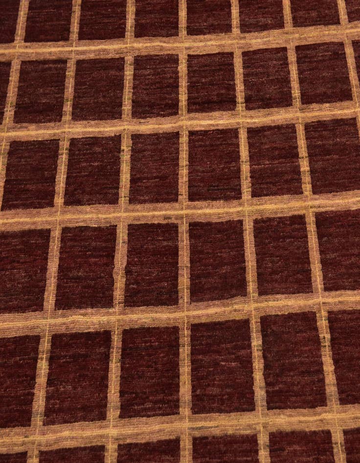 Detail image of  5' 7 x 7' 8  Hand Knotted Modern Ziegler Rug