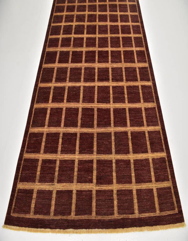 Detail image of  5' 7 x 7' 8  Hand Knotted Modern Ziegler Rug