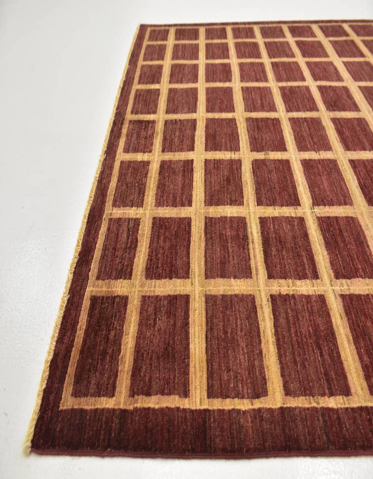 Detail image of  5' 7 x 7' 8  Hand Knotted Modern Ziegler Rug