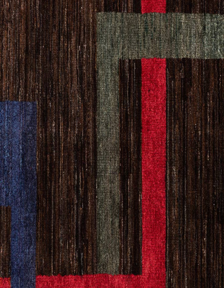 Detail image of  5' 1 x 6' 8  Hand Knotted Modern Ziegler Wool Rug