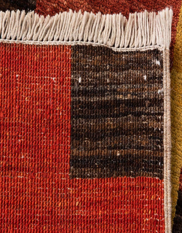 Detail image of  5' 1 x 6' 8  Hand Knotted Modern Ziegler Wool Rug