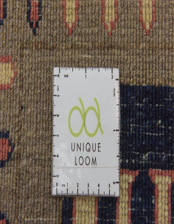 Detail image of  4' x 6'  Hand Knotted Modern Ziegler Rug