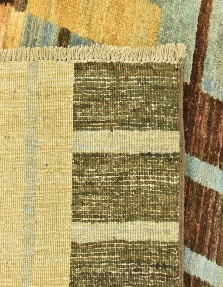 Detail image of  8' x 9' 7  Hand Knotted Modern Ziegler Rug