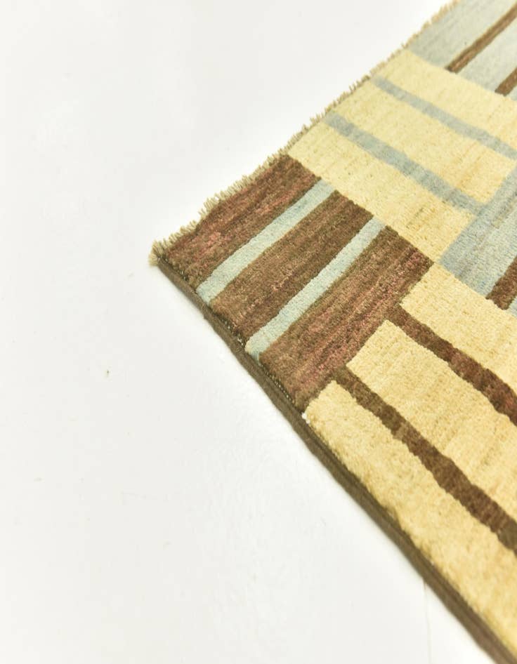 Detail image of  8' x 9' 7  Hand Knotted Modern Ziegler Rug