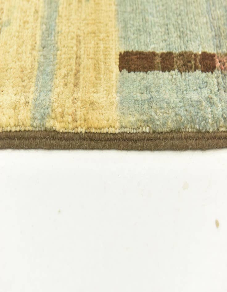 Detail image of  8' x 9' 7  Hand Knotted Modern Ziegler Rug