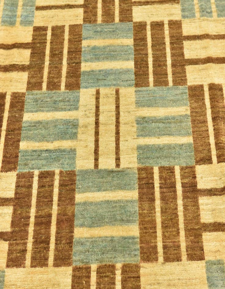 Detail image of  8' 2 x 9' 10  Hand Knotted Modern Ziegler Rug
