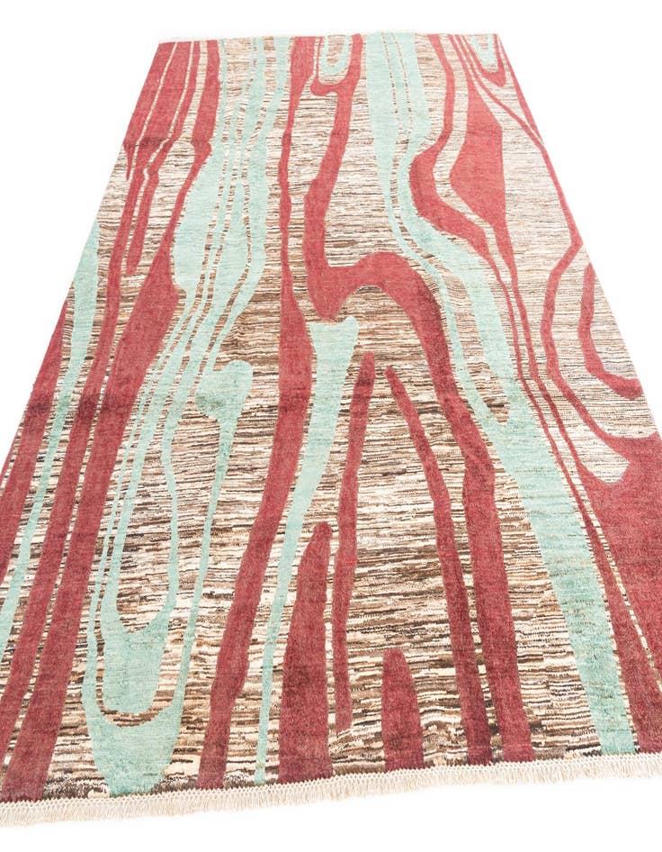 Detail image of  8' 2 x 9' 8  Hand Knotted Modern Ziegler Rug