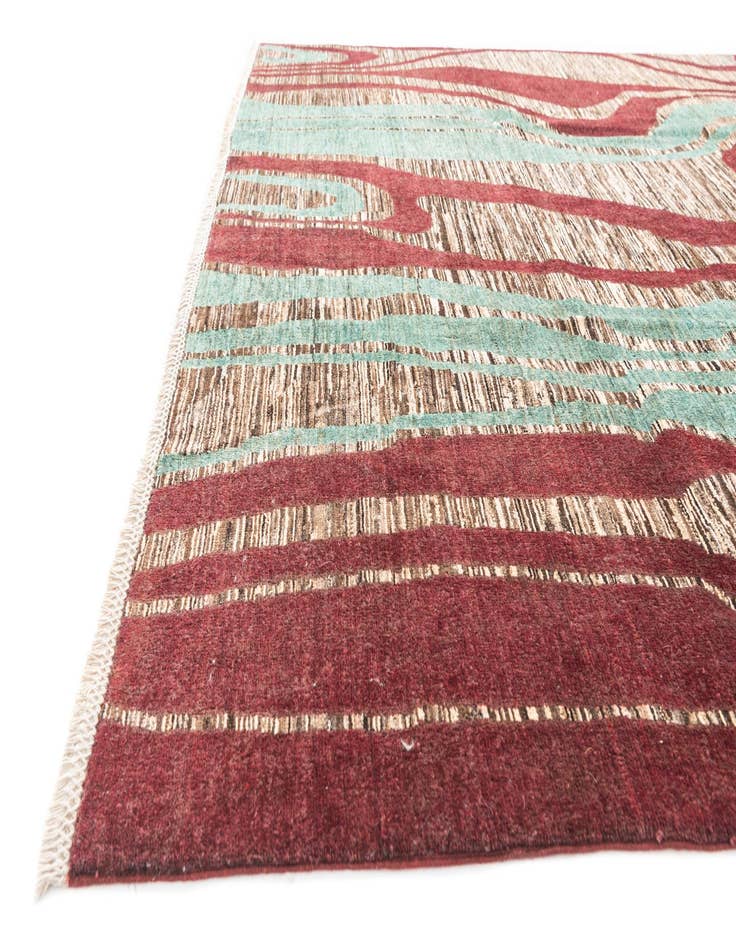 Detail image of  8' 2 x 9' 8  Hand Knotted Modern Ziegler Rug
