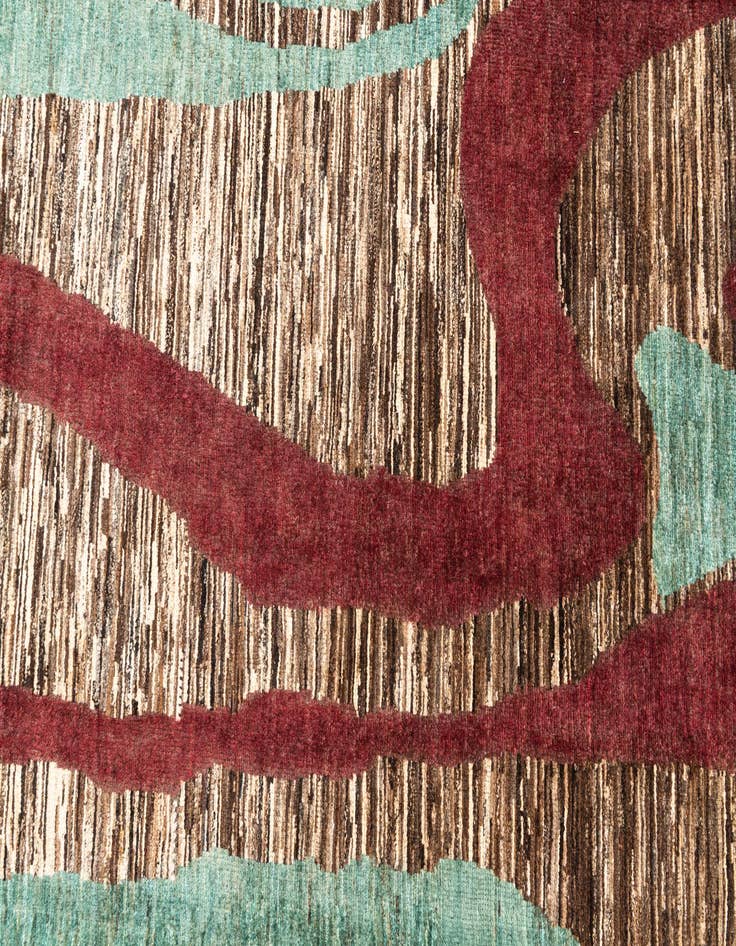 Detail image of  8' 2 x 9' 8  Hand Knotted Modern Ziegler Rug