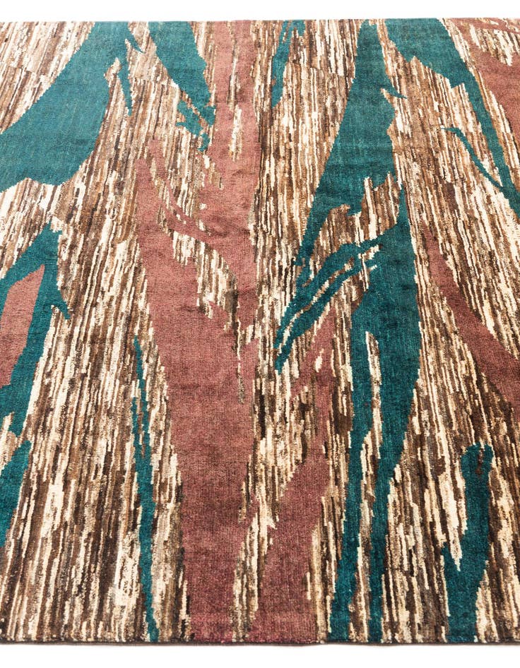 Detail image of  5' 9 x 7' 10  Hand Knotted Modern Ziegler Rug