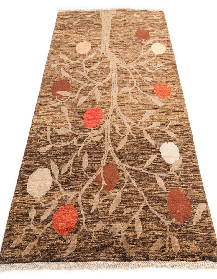 Detail image of  5' 3 x 6' 9  Hand Knotted Modern Ziegler Wool Rug