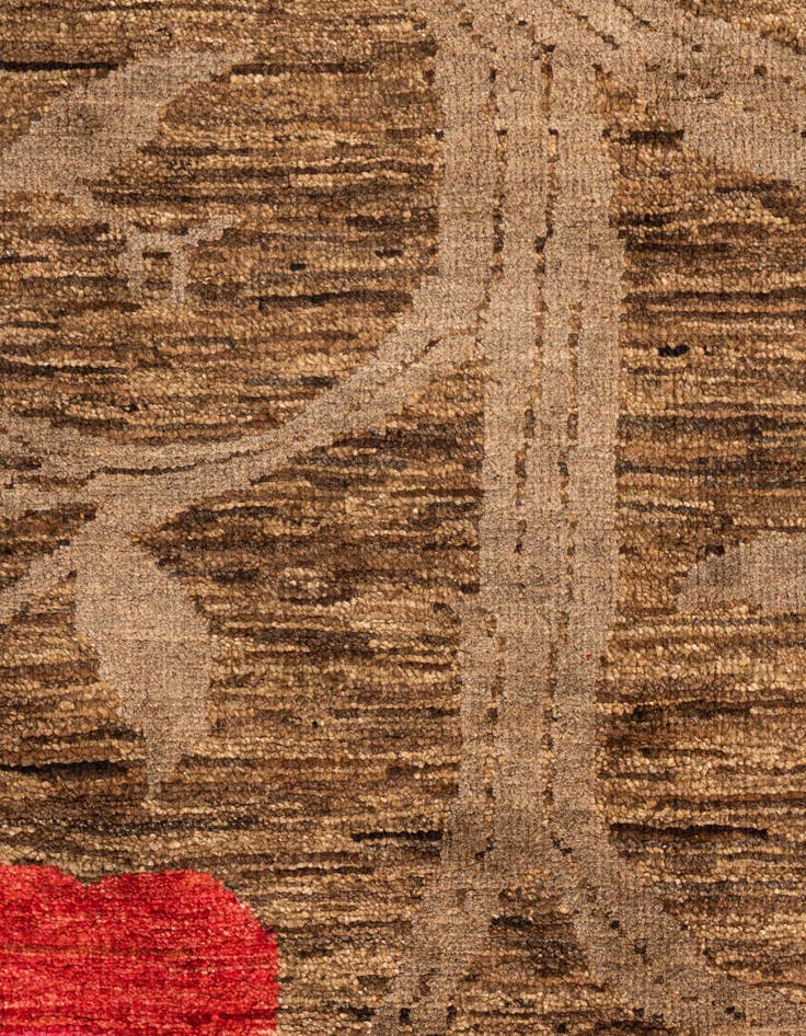 Detail image of  5' 3 x 6' 9  Hand Knotted Modern Ziegler Wool Rug