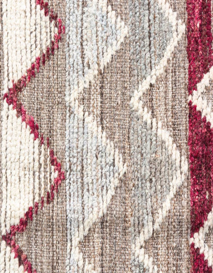 Detail image of  6' 8 x 9' 8  Hand Knotted Modern Ziegler Wool Rug