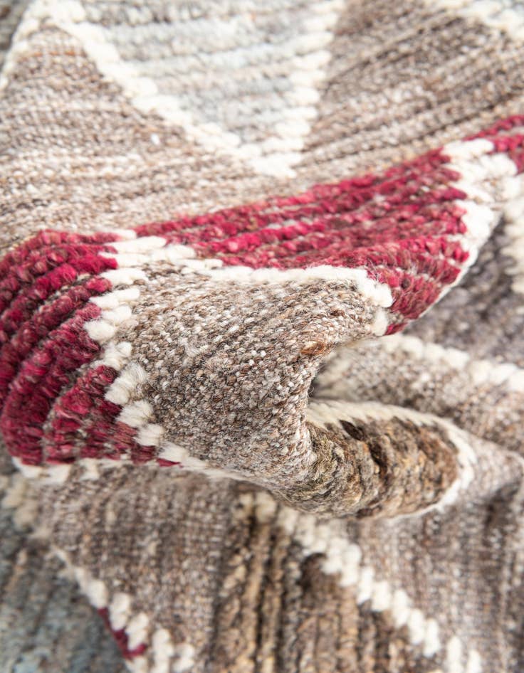 Detail image of  6' 8 x 9' 8  Hand Knotted Modern Ziegler Wool Rug