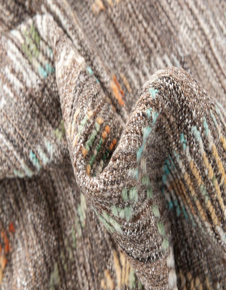 Detail image of  5' 8 x 8' 5  Hand Knotted Modern Ziegler Wool Rug