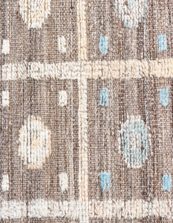 Detail image of  4' 1 x 6' 1  Hand Knotted Modern Ziegler Wool Rug