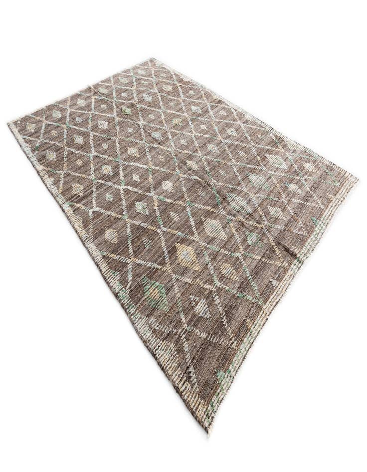 Detail image of  5' 8 x 8' 2  Hand Knotted Modern Ziegler Wool Rug