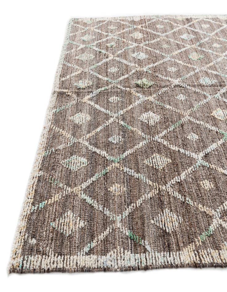 Detail image of  5' 8 x 8' 2  Hand Knotted Modern Ziegler Wool Rug