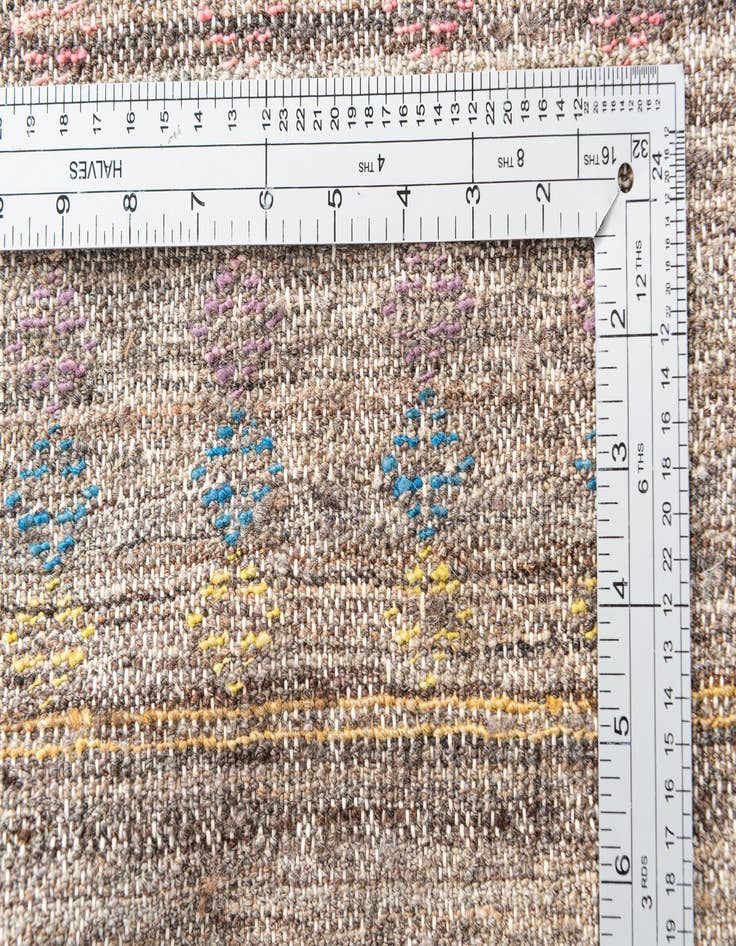 Detail image of  7' x 9' 5  Hand Knotted Modern Ziegler Wool Rug