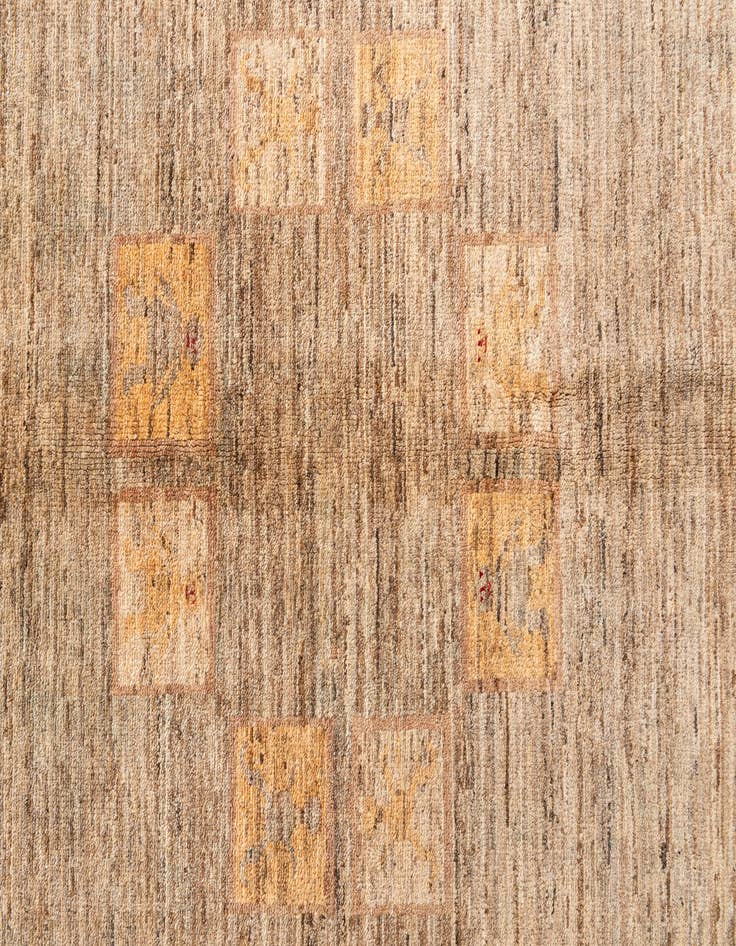 Detail image of  5' x 6' 7  Hand Knotted Modern Ziegler Rug