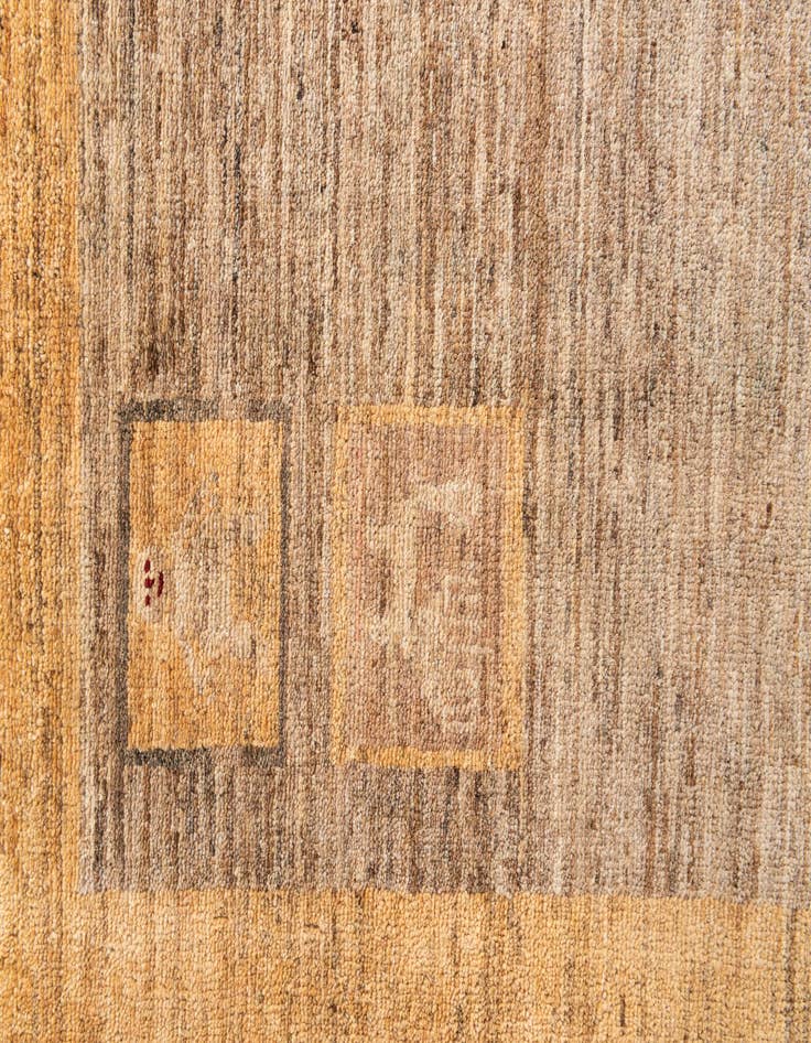 Detail image of  5' x 6' 7  Hand Knotted Modern Ziegler Rug