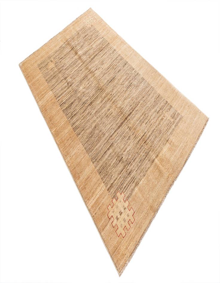 Detail image of  3' 9 x 6' 1  Hand Knotted Modern Ziegler Rug