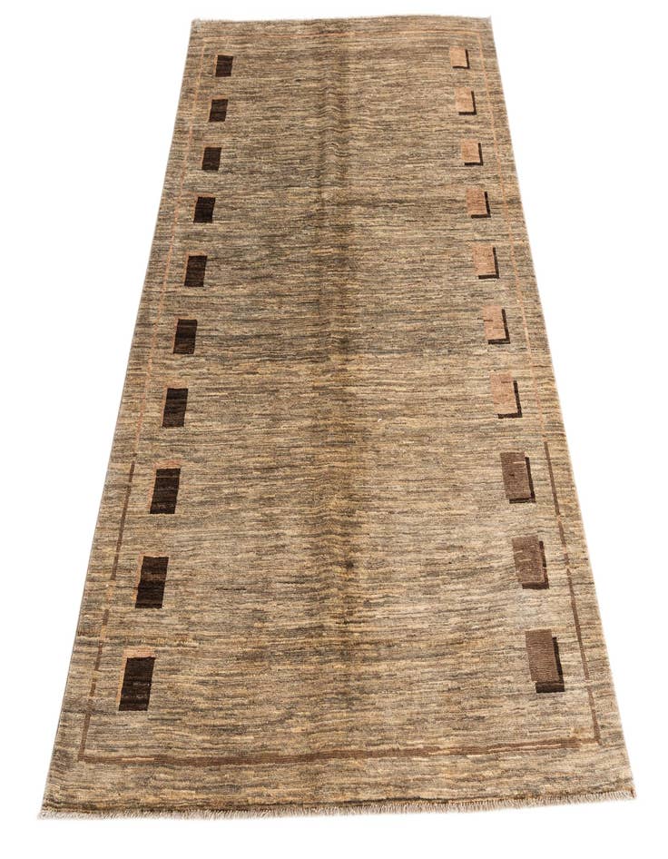 Detail image of  4' 9 x 6' 6  Hand Knotted Modern Ziegler Rug