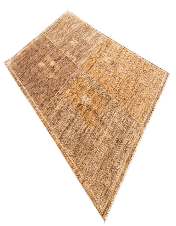 Detail image of  4' x 5' 10  Hand Knotted Modern Ziegler Rug