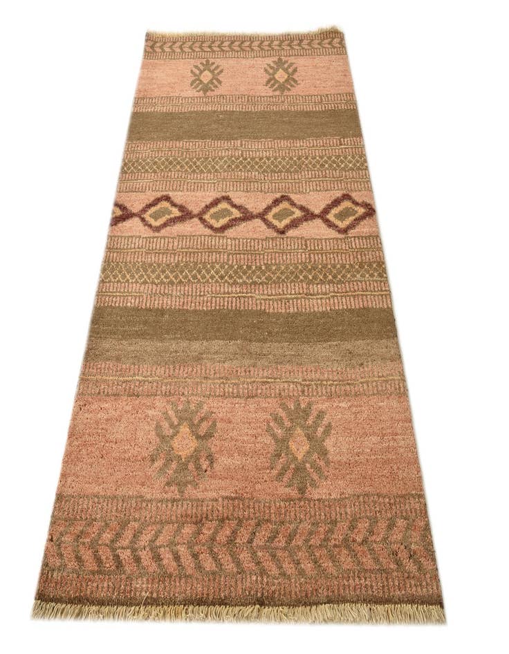 Detail image of  3' 11 x 6' 3  Hand Knotted Modern Ziegler Rug