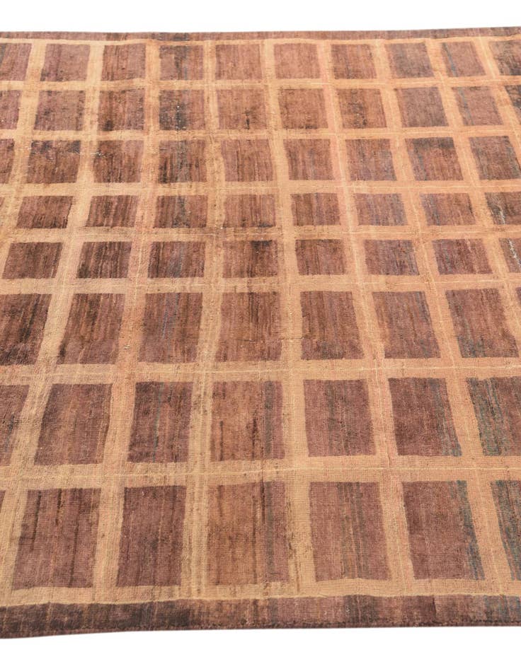 Detail image of  5' 1 x 8' 1  Hand Knotted Modern Ziegler Rug