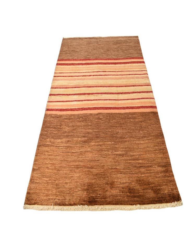 Detail image of  4' 3 x 6' 1  Hand Knotted Modern Ziegler Wool Rug