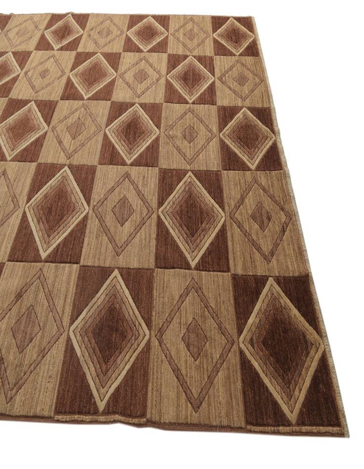 Detail image of  8' 7 x 10' 10  Hand Knotted Modern Ziegler Oriental Rug