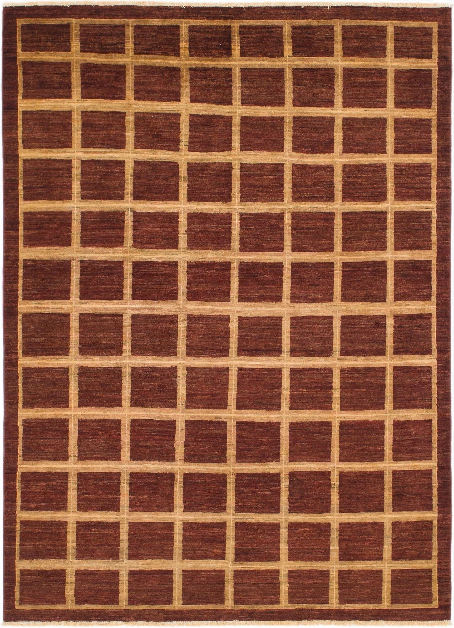  5' 7 x 7' 8  Hand Knotted Modern Ziegler Rug