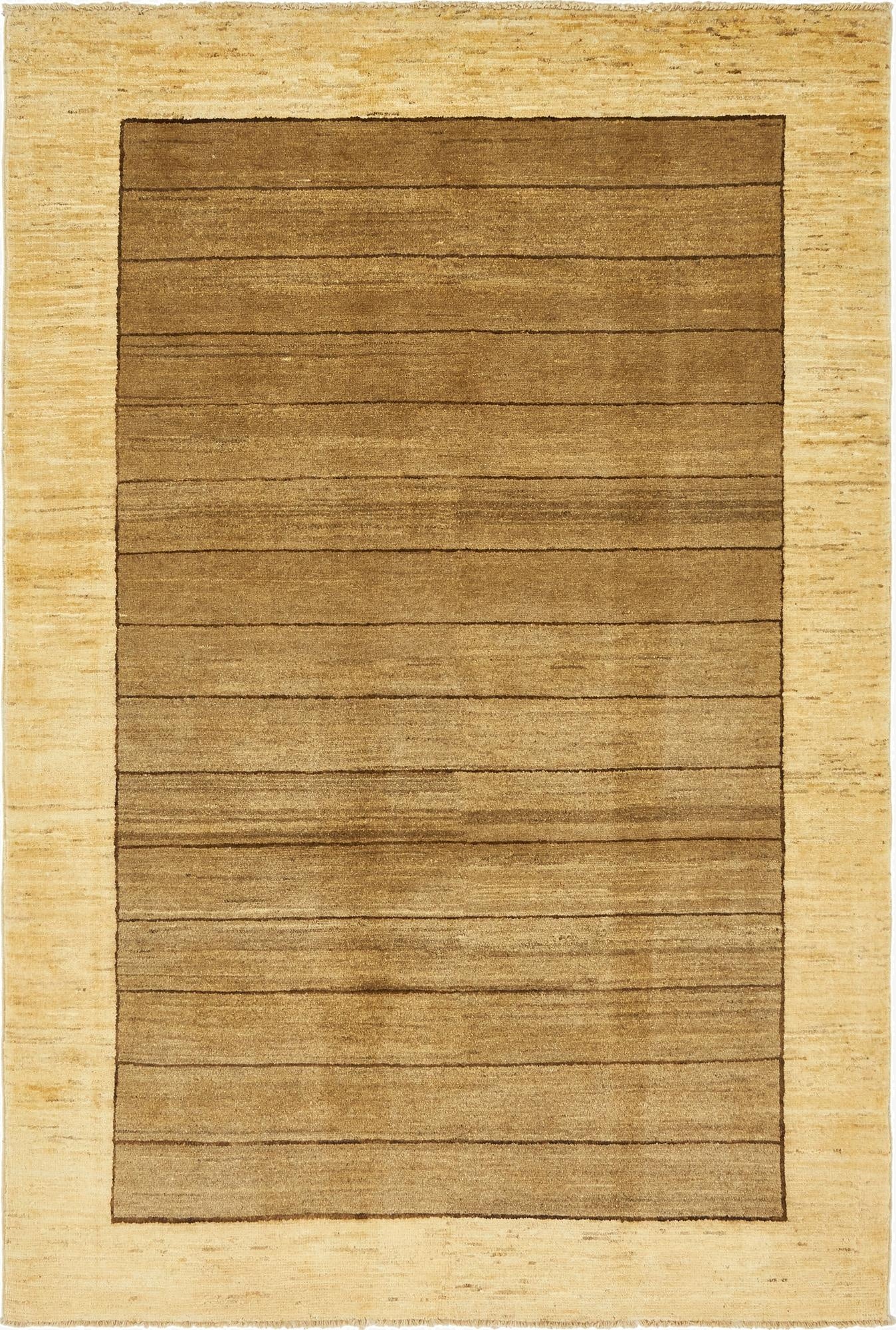  4' x 5' 10  Hand Knotted Modern Ziegler Oriental Rug