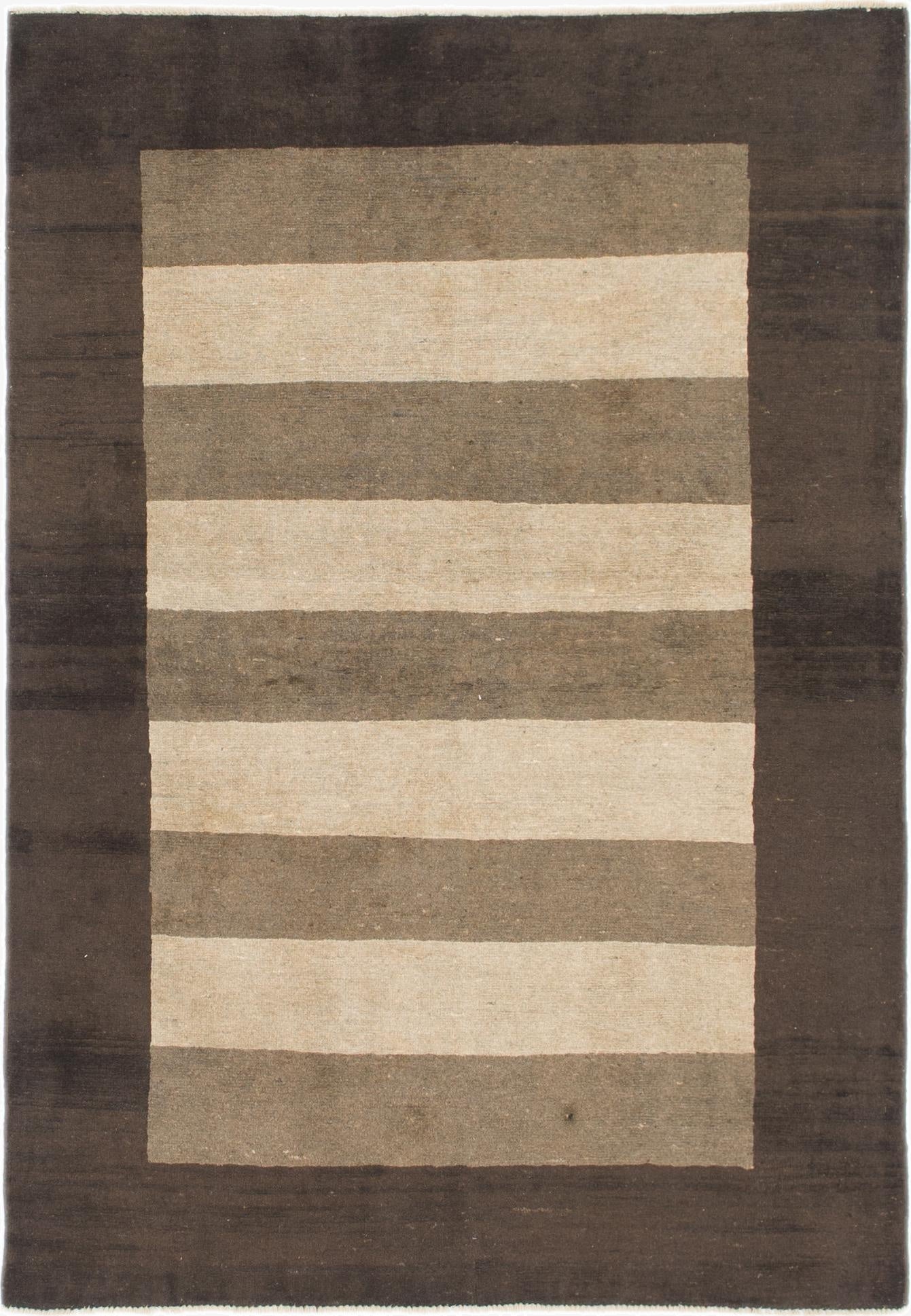  4' x 5' 9  Hand Knotted Modern Ziegler Oriental Rug