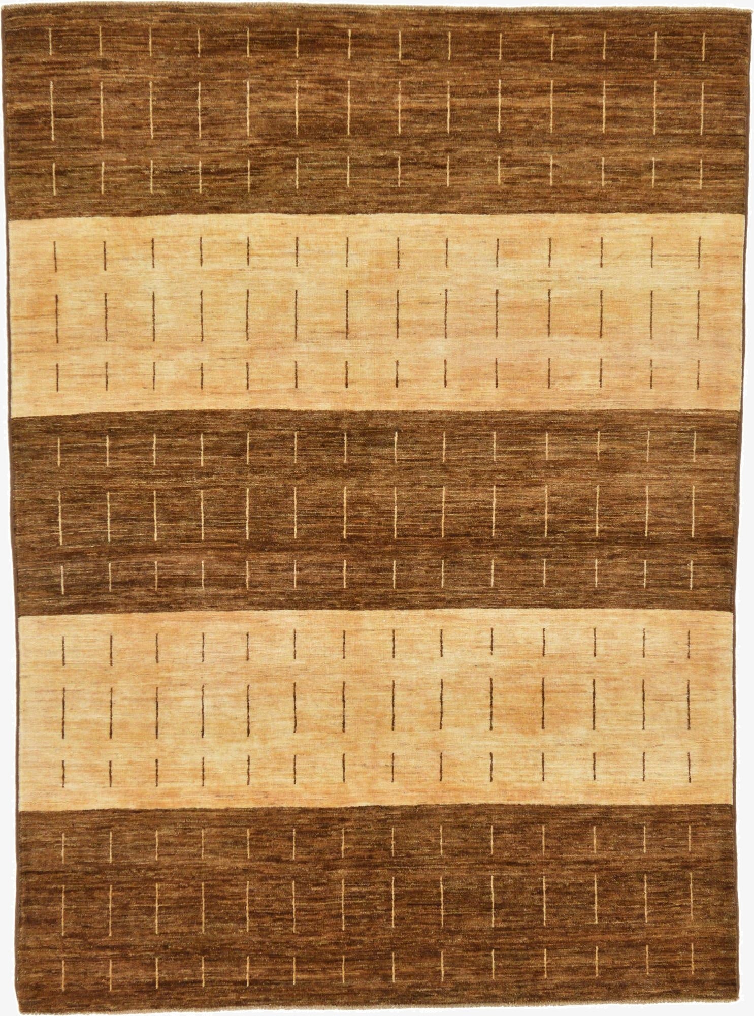  4' 10 x 6' 8  Hand Knotted Modern Ziegler Oriental Rug